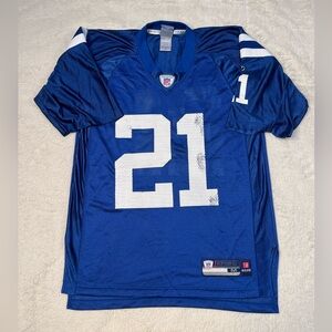 Reebok NFL Indianapolis Colts Bob Sanders Blue Football Jersey Mens M Y2K Vtg